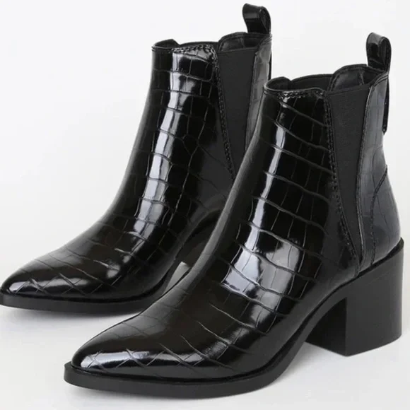 Steve Madden Shoes Steve Madden Audience Black Crocodile